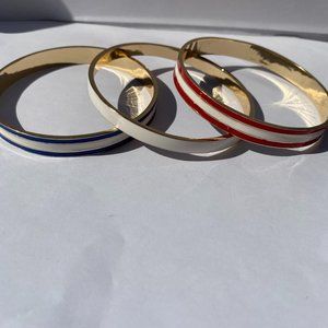 Set of 3 Nautical Gold Plated Bangles
